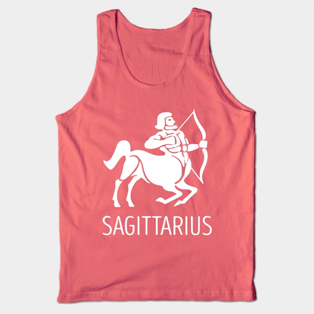 Astrological Zodiac Tee Shirts - Sagittarius the Archer Tank Top by calebprue